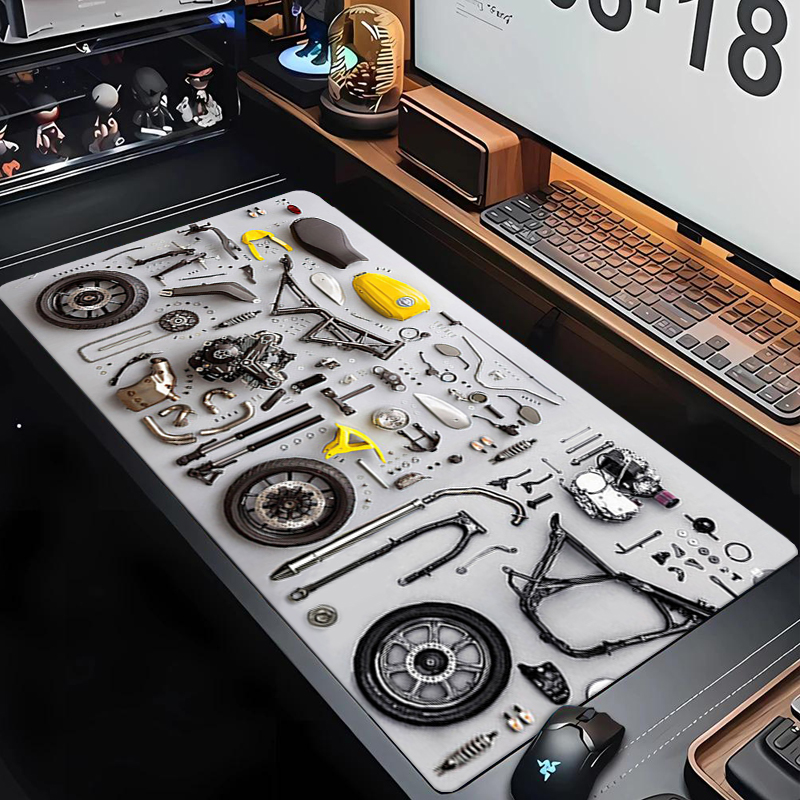 Laptop Accessories For Gaming - 분해도면 고무 마우스 패드 마우스 패드