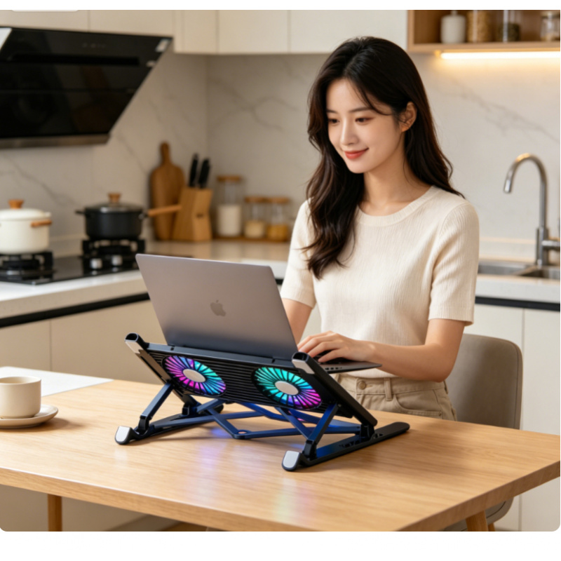 Laptop Ergonomic Accessories - 새로운 노트북 쿨러 베이스 스탠드 접이식