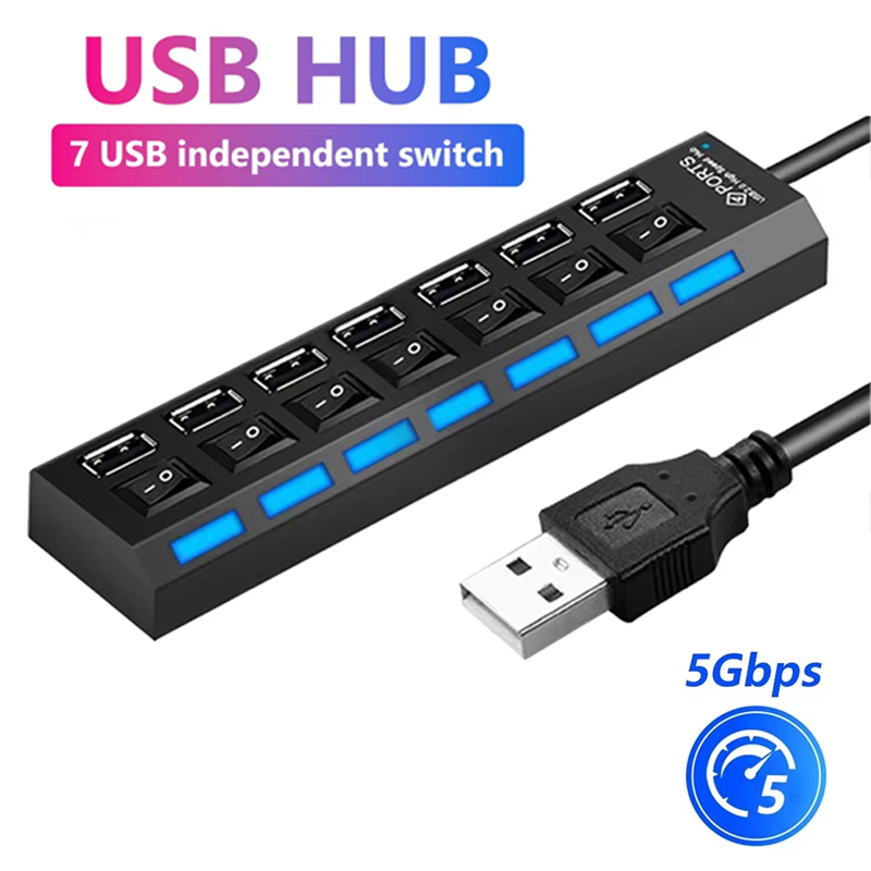 Laptop Accessories Computer - 노트북 컴퓨터 액세서리용 7 포트 USB