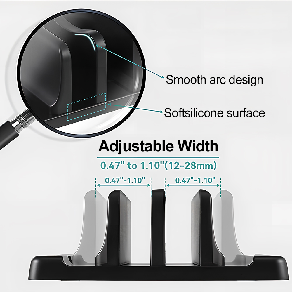 사무실용 ABS 노트북 스탠드 수직형으로 데스크탑 공간 - Laptop Accessories Computer 리뷰 및 가격