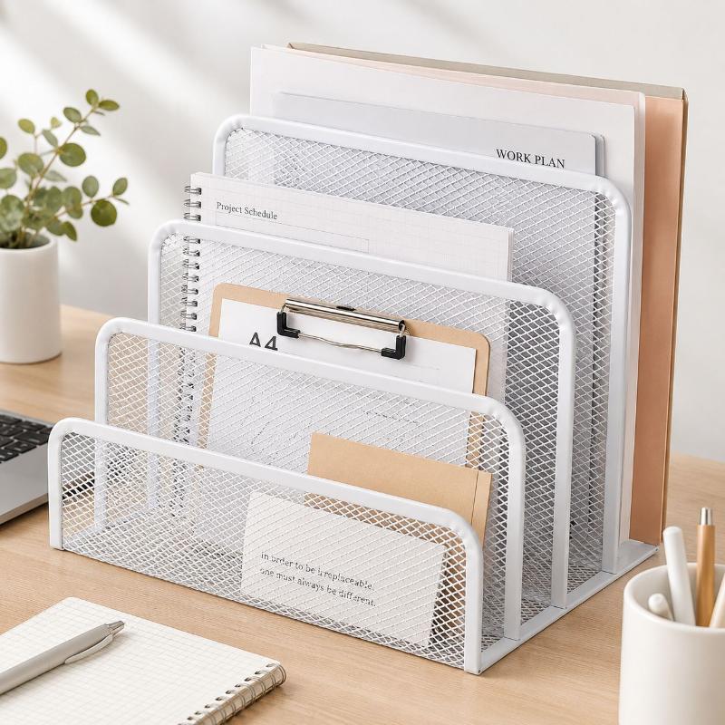 @*공간 절약형 3단 블랙 메탈 메쉬 데스크 정리함 종 - Laptop Ergonomic Accessories 리뷰 및 가격