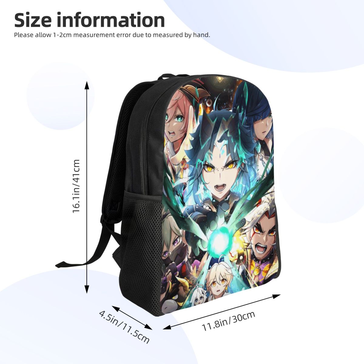 3D 프린트 G-Genshines 만화 배낭 소년 소녀 - Laptop Accessories 3D Print 리뷰 및 가격