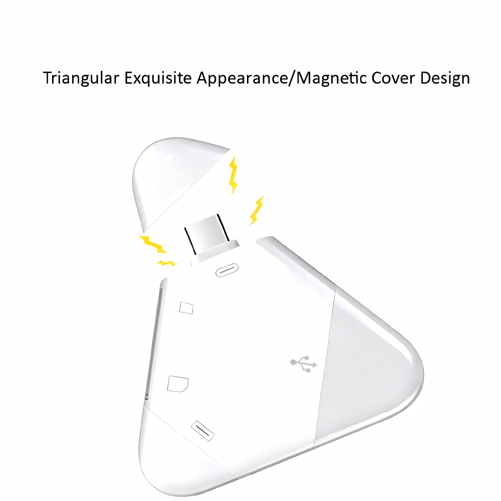 3 in 1 메모리 카드 리더기 (삼각형 자석 캡 포함 - Laptop Ergonomic Accessories 리뷰 및 가격