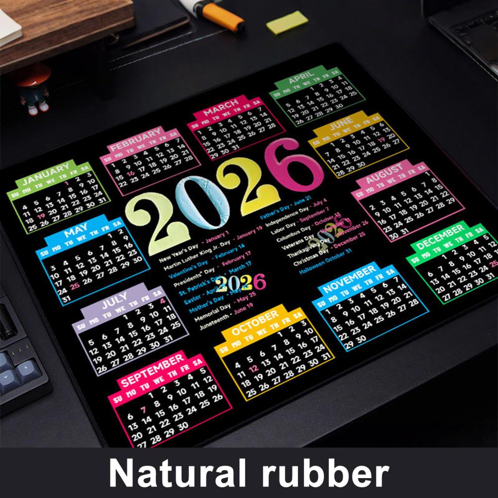 2026 달력 마우스 패드 방수 홈 오피스 게임용 컴퓨 - Laptop Accessories Computer 리뷰 및 가격