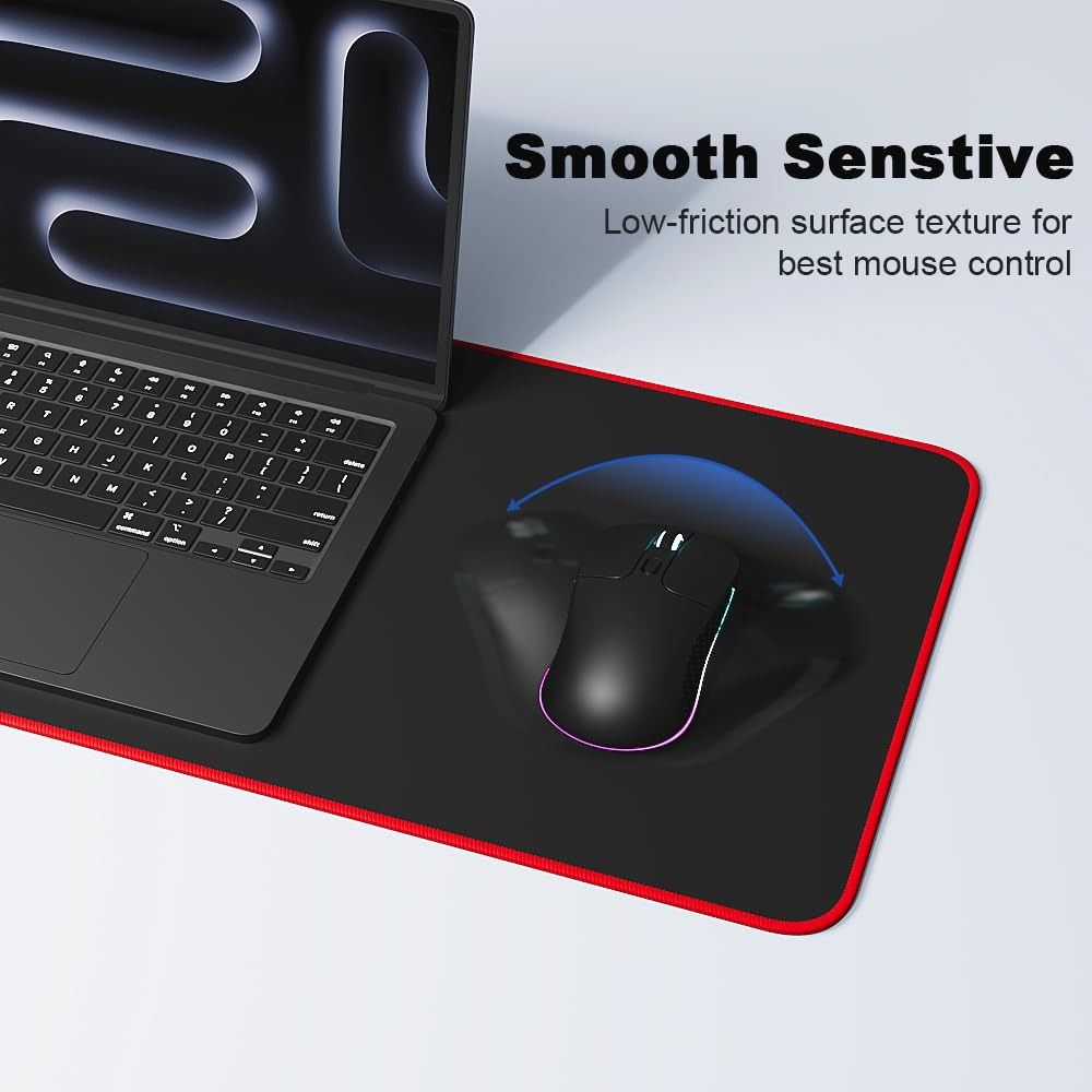 새로운 대형 고무 마우스 패드 미끄럼 방지 쓰기 매트  - Laptop Accessories Writing Pad 리뷰 및 가격