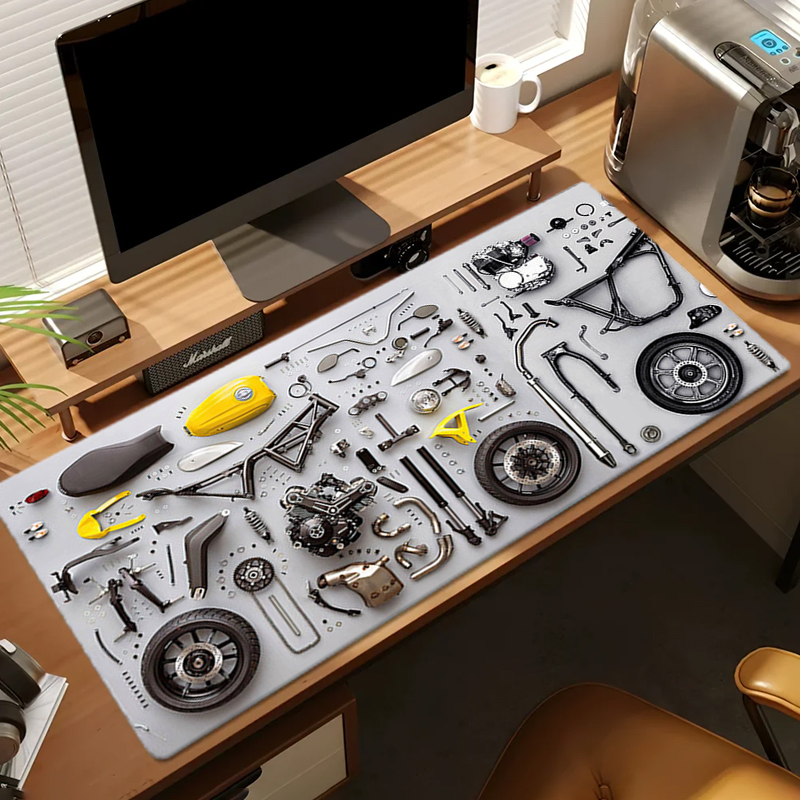 분해도면 고무 마우스 패드 마우스 패드 XXL 게임 액 - Laptop Accessories For Gaming 리뷰 및 가격