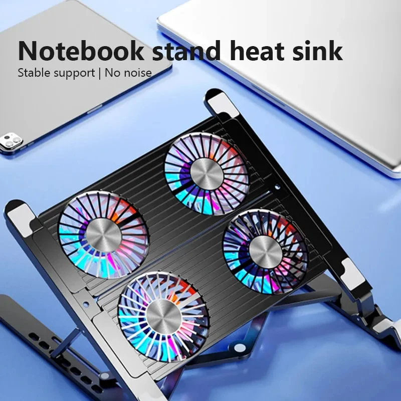 새로운 노트북 쿨러 베이스 스탠드 접이식 노트북 쿨링  - Laptop Ergonomic Accessories 리뷰 및 가격