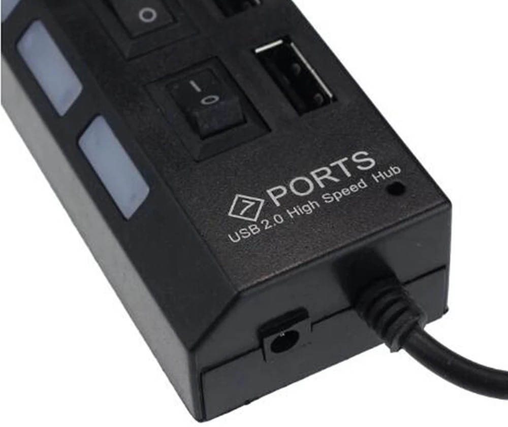 노트북 컴퓨터 액세서리용 7 포트 USB 2.0 허브  - Laptop Accessories Computer 리뷰 및 가격