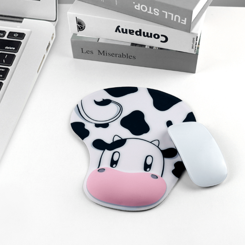 귀여운 소 모양의 손목 받침대 마우스 패드 1개, 만화 - Wrist Rest Gel 리뷰 및 가격