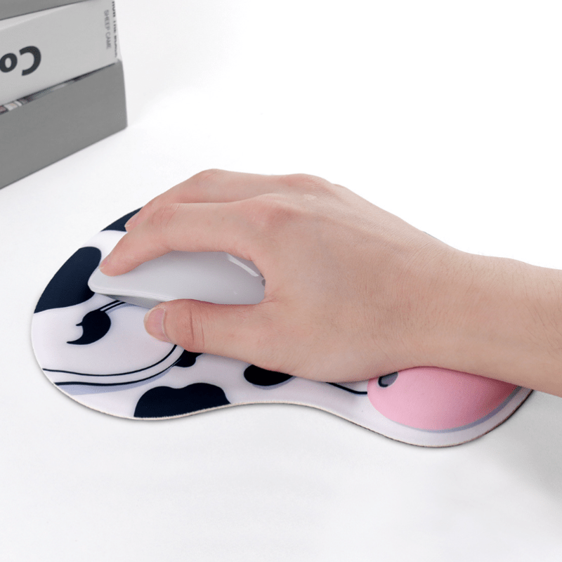 귀여운 소 모양의 손목 받침대 마우스 패드 1개, 만화 - Wrist Rest Gel 리뷰 및 가격